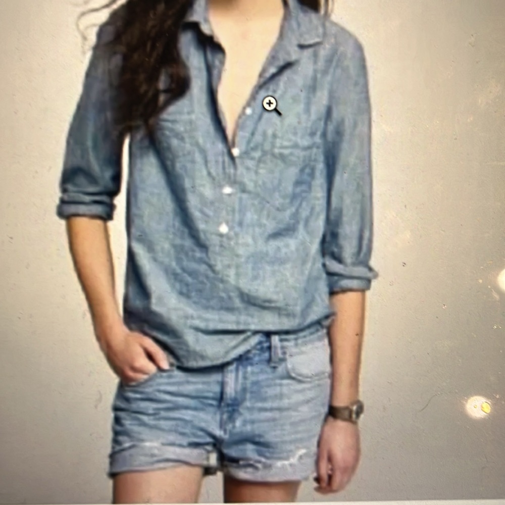 J Crew Chambray Tunic; Size M
